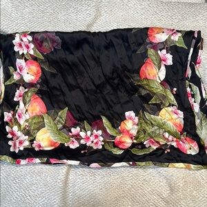 Ted Baker London Floral Black Scarf